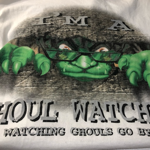 Vintage 90ies Ghoul Tee T-Shirt Mens Med - Picture 4 of 5